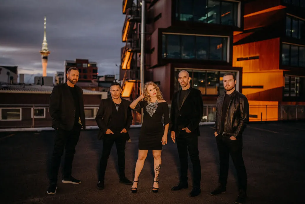 Hands Off five-piece covers band on their Auckland promo shoot