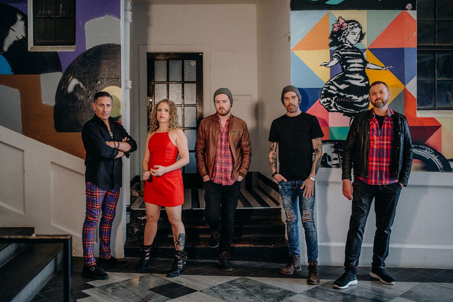 Hands Off private function band performing live at an Auckland party